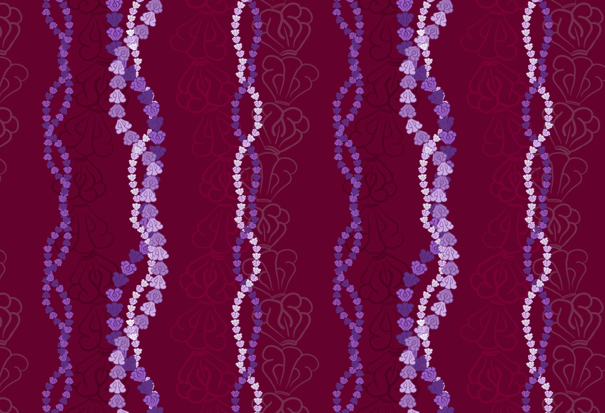 Crown Flower Lei Pareo