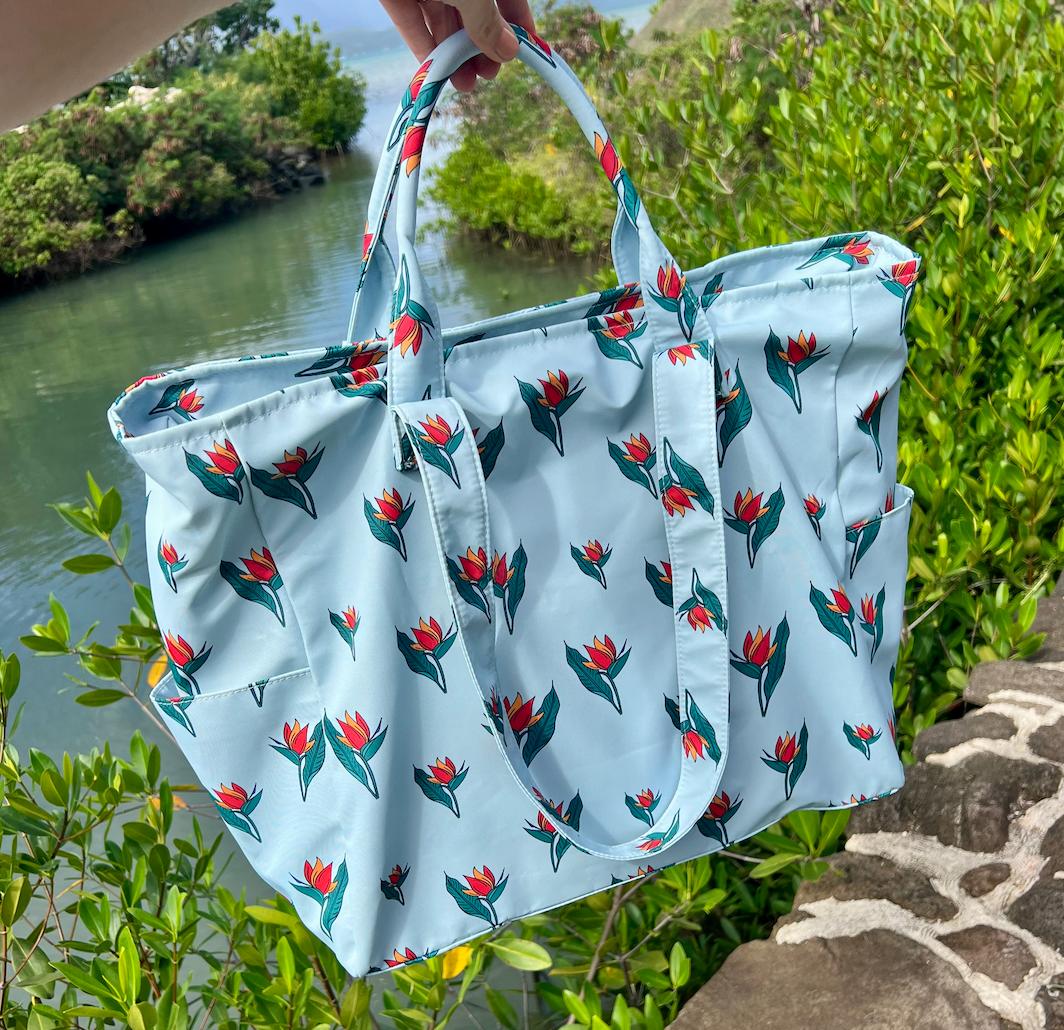 Beach/Travel Tote - Bird of Paradise